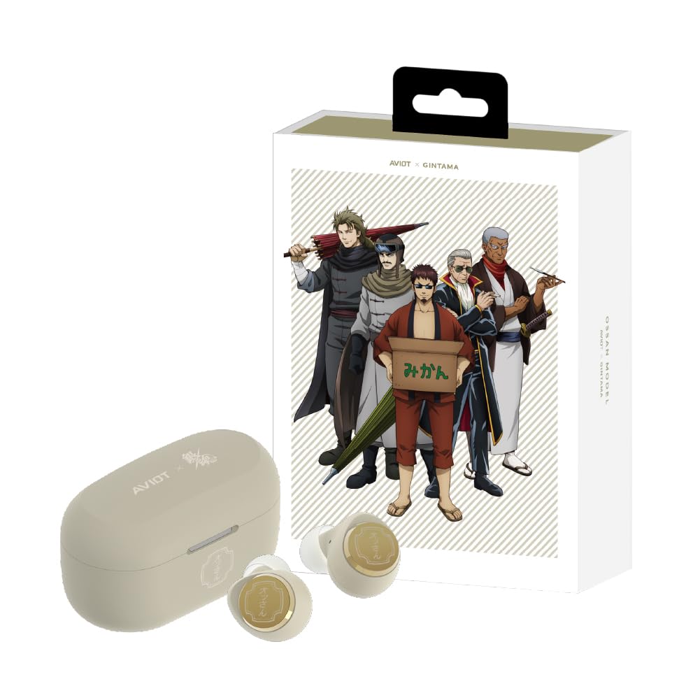 Amazon.co.jp: AVIOT TE-V1R-GT 銀魂 コラボ ワイヤレスイヤホン